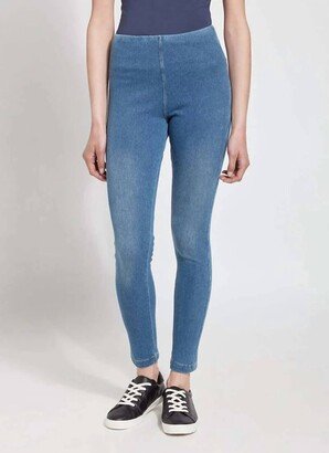 Toothpick Denim Jean Leggings In Mid Wash