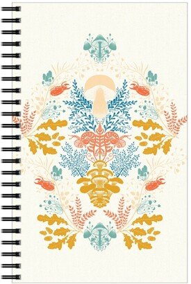 Notebooks: Mushroom Forest Notebook, 5X8, Multicolor