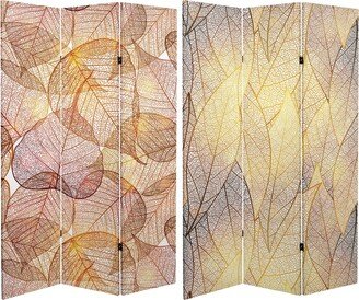 Red Lantern Handmade 6' Canvas Ethereal Leaves Room Divider