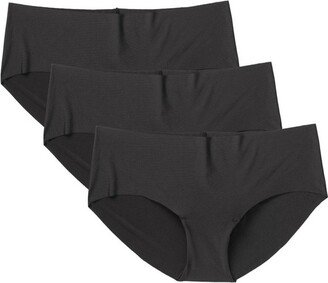 Adore Me Women's Leto Invisible Pack Hipster Panty 1X / Jet Black.