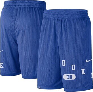 Men's Royal Duke Blue Devils Wordmark Performance Shorts