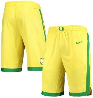 Men's Yellow Oregon Ducks Replica Performance Basketball Shorts