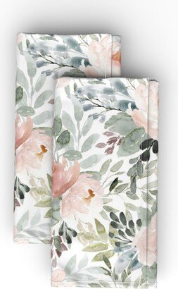 Cloth Napkins: Spring Dream - Multi Cloth Napkin, Longleaf Sateen Grand, Multicolor