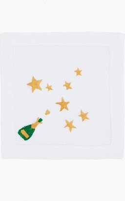 Tuckernuck Home Champagne and Stars Cocktail Napkins Set of 4
