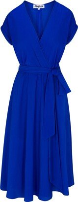 Jasmine Midi Dress - Royal