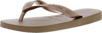 Womens Textured Beach Flip-Flops