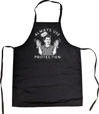 Funny Baking Apron, Always Use Protection Man, Father's Day Gift, Gift For Dad, Cooking Kitchen Cook Aprons, Inappropriate