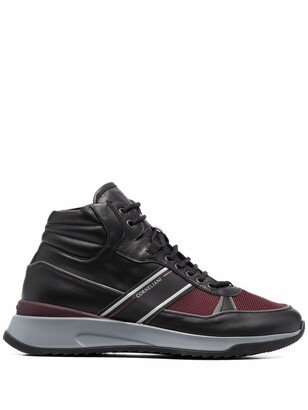 Panelled High-Top Sneakers-AI