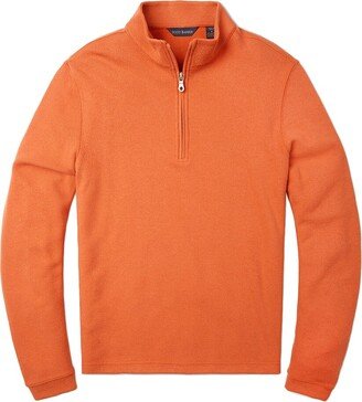 Scott Barber French Rib 1/4-Zip Mock Pullover