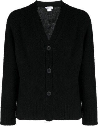 V-neck button-down cardigan-AB