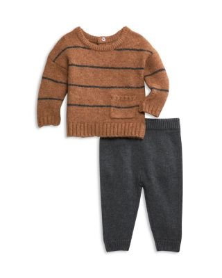 Bloomie's Baby Boys' Striped Top Sweater Set - Baby Kids