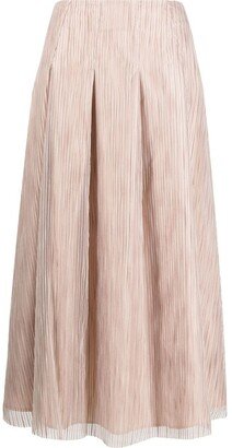 Pleated Midi Skirt-AR