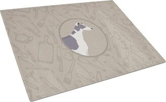 CK2190LCB Greyhound in the Kitchen Glass Cutting Board