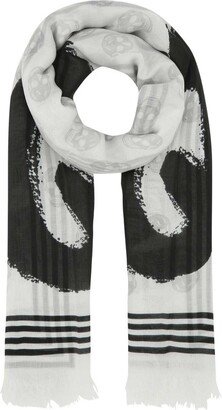 Graffiti Biker Skull Scarf-AA