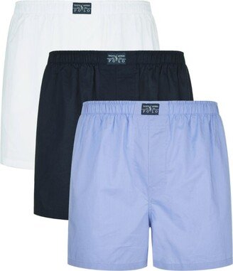 Classic Cotton Boxer Shorts (Pack Of 3)