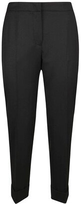 High Waist Cropped Trousers-AN