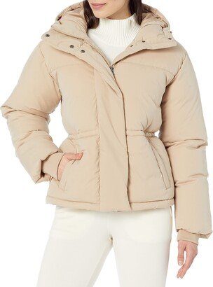 Women's Short Waisted Puffer Jacket (Available in Plus Size)