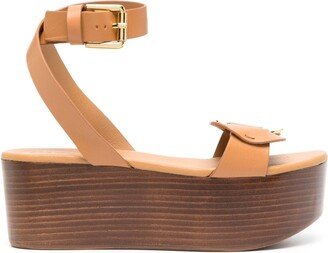 Buckled 65mm Platform Sandals