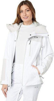 Camellia Core Insulated Jacket (White) Women's Clothing