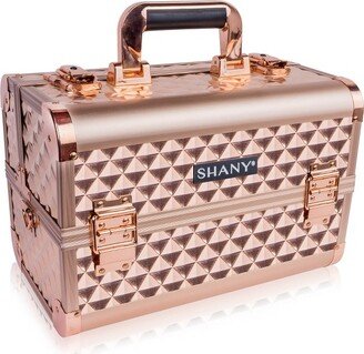 SHANY Fantasy Collection Makeup Train Case - Rose Gold