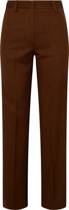 Brown Wool Blend Lottie Pants