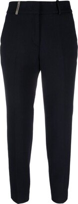 Concealed-Fastening Tapered Trousers