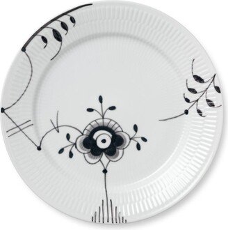 Black Fluted Mega Plate (27Cm)