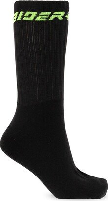 Logo Intarsia Socks-AS