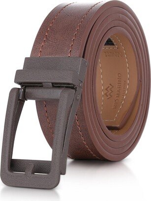 Mio Marino Men's Grained Leather Linxx Ratchet Belt