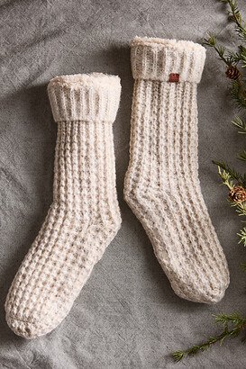 Fisherman Knit Socks-AA