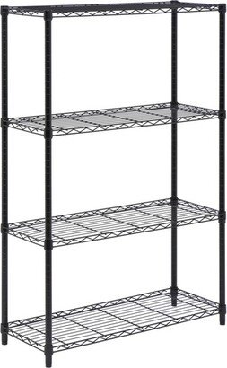 14 x 36 x 54 4 Tier Organizing Shelf Black