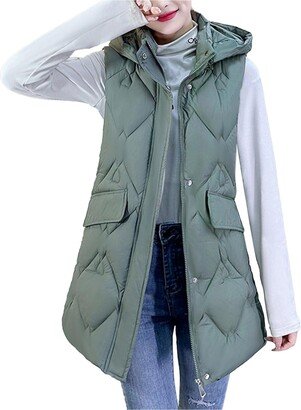 WPNMASNP Womens Puffer Vest Sleeveless Quilted Down Jackets epic deals of the day prime today only