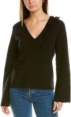 Slim V-Neck Pullover-AA