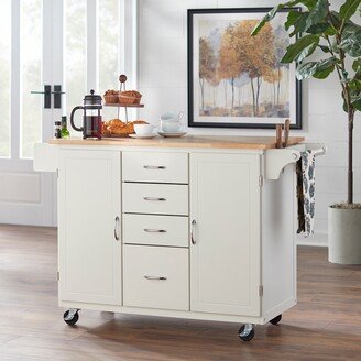 Simple Living Country Cottage Kitchen Cart