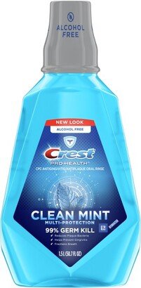 Crest Pro-Health Multi-Protection Alcohol-Free Mouthwash - Clean Mint