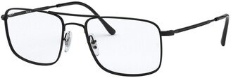 RX6434 Men's Square Eyeglasses