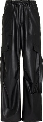 Leather Cargo Pants