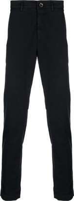 Logo-Plaque Stretch-Cotton Chino Trousers
