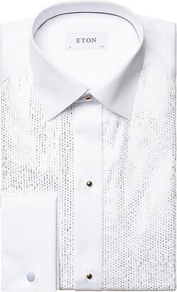 Contemporary-Fit Plisse Formal Shirt