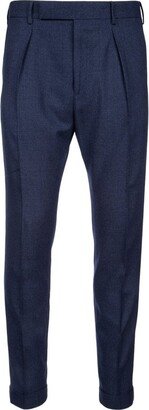 Straight-Leg Pleated Tailored Trousers-AB