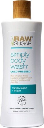 Raw Sugar Vanilla Bean and Sugar Simply Body Wash - 25 fl oz