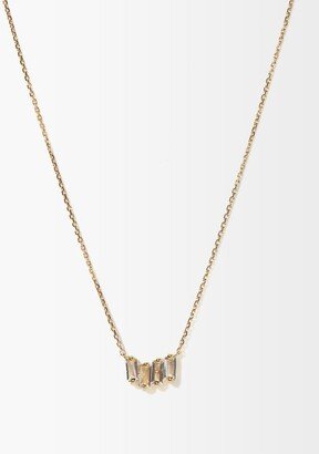 Emma Topaz & 14kt Gold Necklace