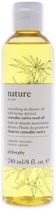 Nourishing In-Shower Oil With Cannabis Sativa Seed Oil by for Unisex - 8 oz Shower Oil