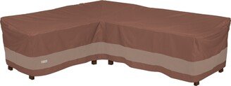 Duck Covers Ultimate Waterproof 104 Inch Patio Left-Facing Sectional Lounge Set Cover