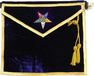 Hand Embroidered Masonic Oes Worthy Patron Apron