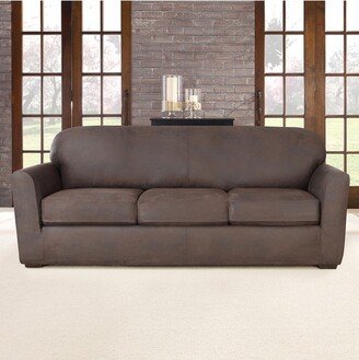 4pc Ultimate Stretch Leather Sofa Slipcovers