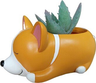 Charming Corgi Plant Pot - Succulent Dog/Puppy Best Dog Lover Gift, Pup 2.5