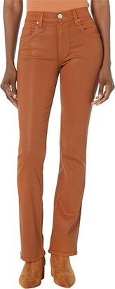 Barbara High-Rise Baby Boot in Coated Caramel Cafe (Coated Caramel Cafe) Women's Jeans