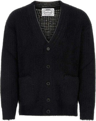 V-Neck Knitted Cardigan-BJ