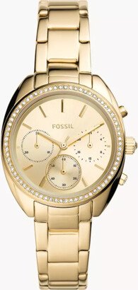 Fossil Outlet Vale Chronograph Gold-Tone Stainless Steel Watch